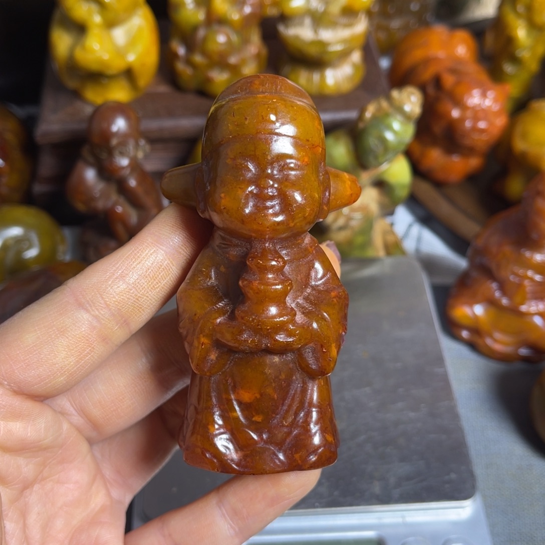 蛇纹石玉合金颈饰
