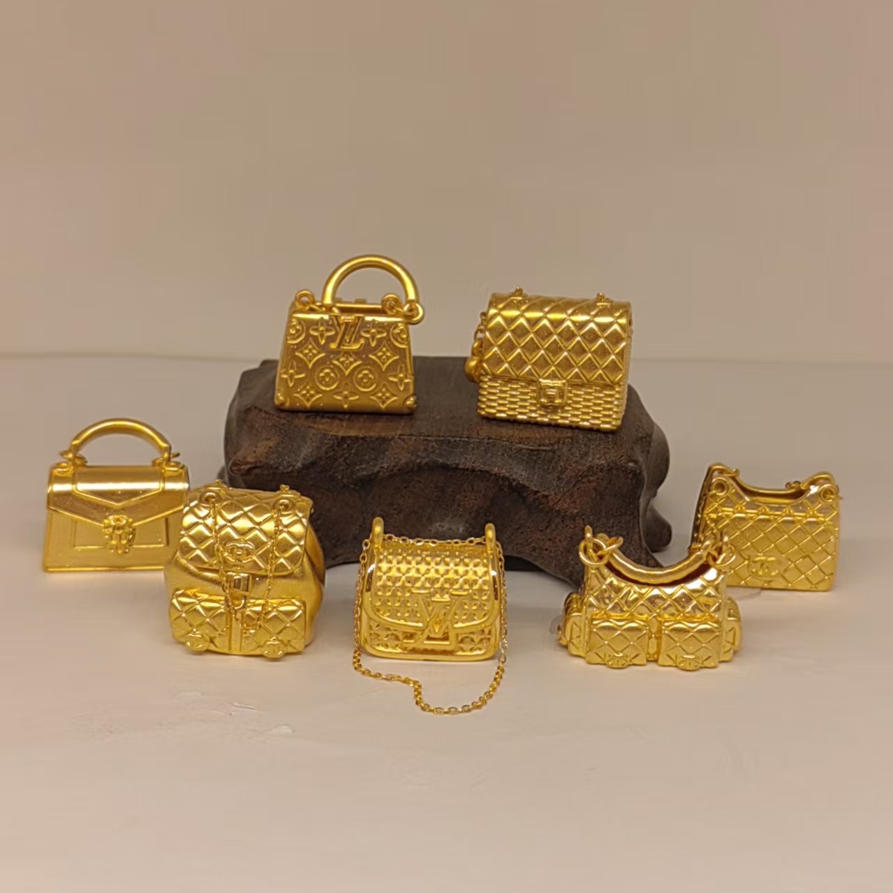 （壹凡黄金）投资金足金999黄金小包包大包包系列