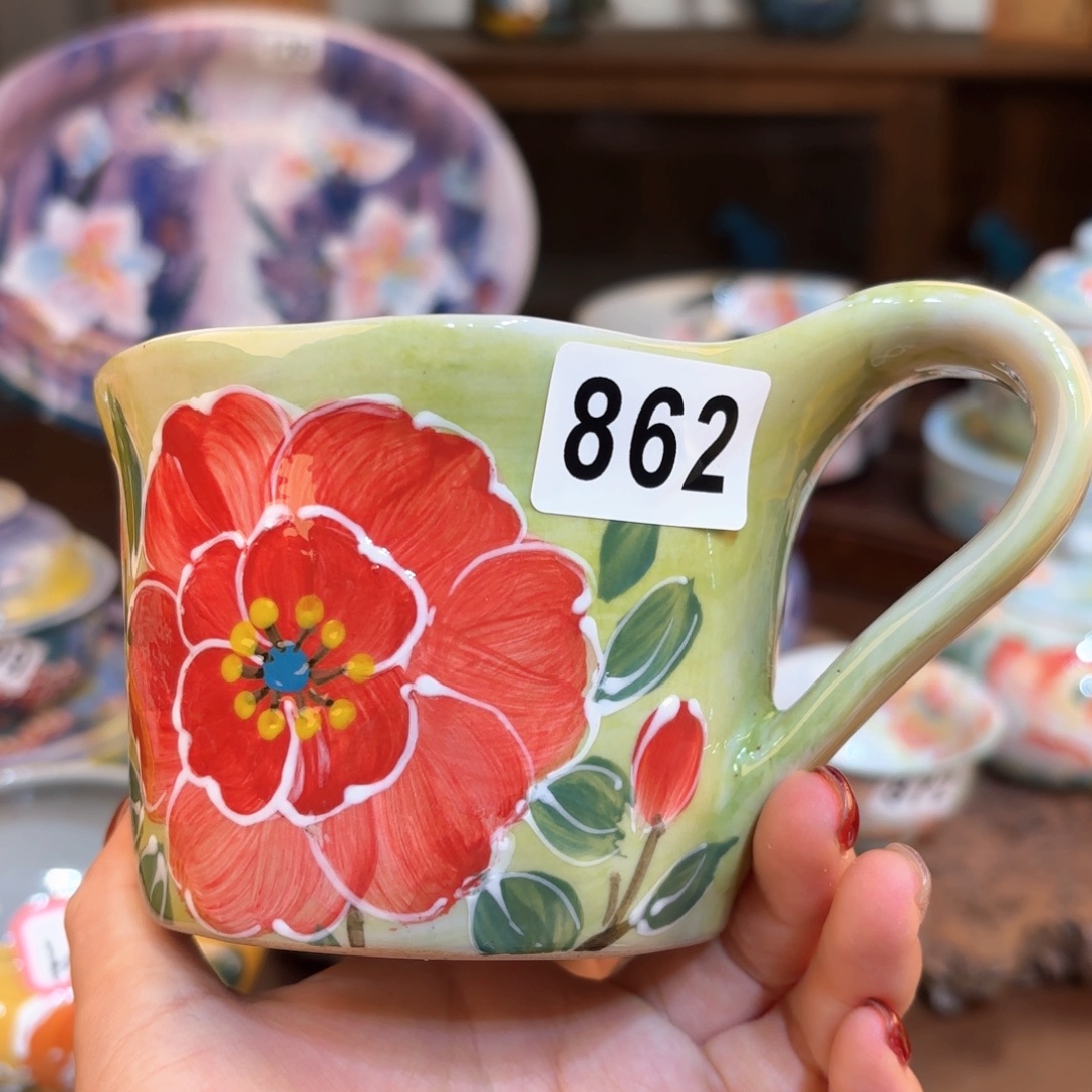 景德镇手绘高温釉下彩陶瓷茶具