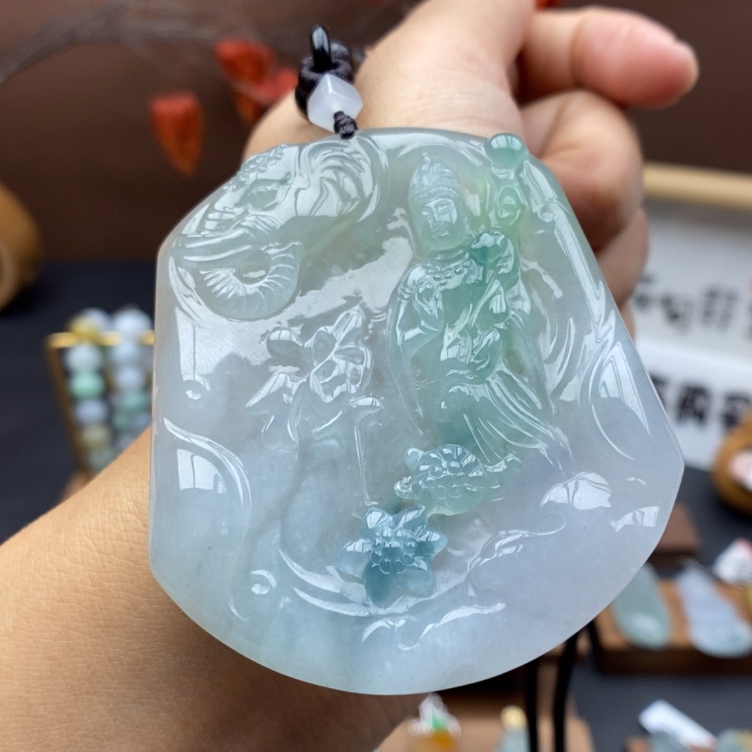 【闪购商品】颈饰未镶嵌翡翠52普贤（龙蛇）