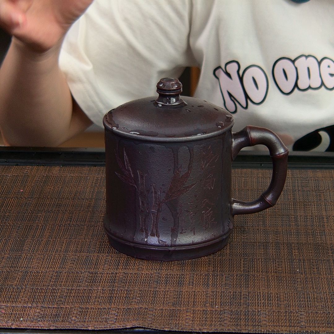 茶杯紫砂高货放漏