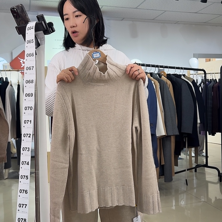 纯羊绒保暖女衫L码120斤内062