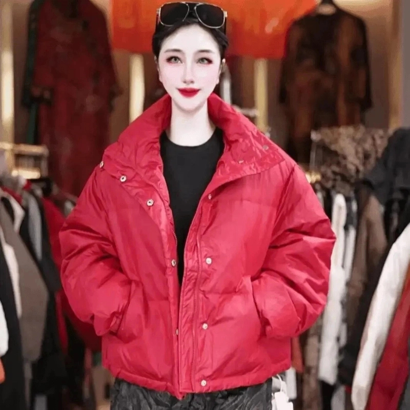 【鸭绒】百搭时尚潮流休闲气质显瘦轻奢女款羽绒服2133