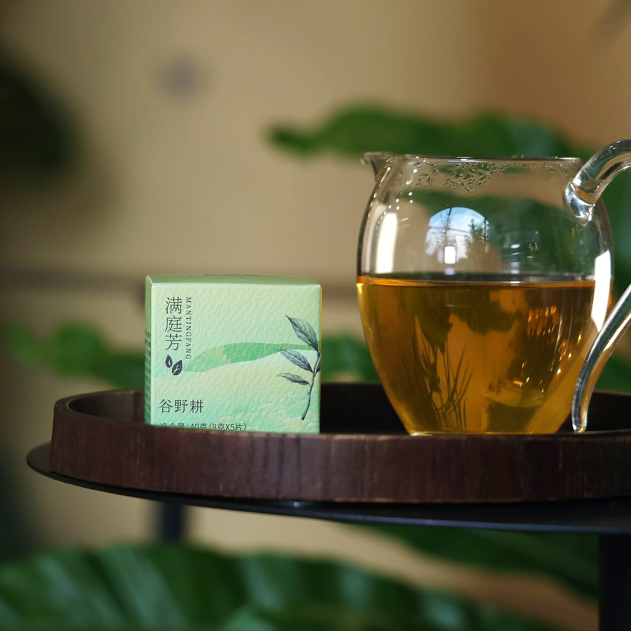 谷野耕满庭芳（桂花白茶） 40g（8g×5片） 清甜花香醇厚