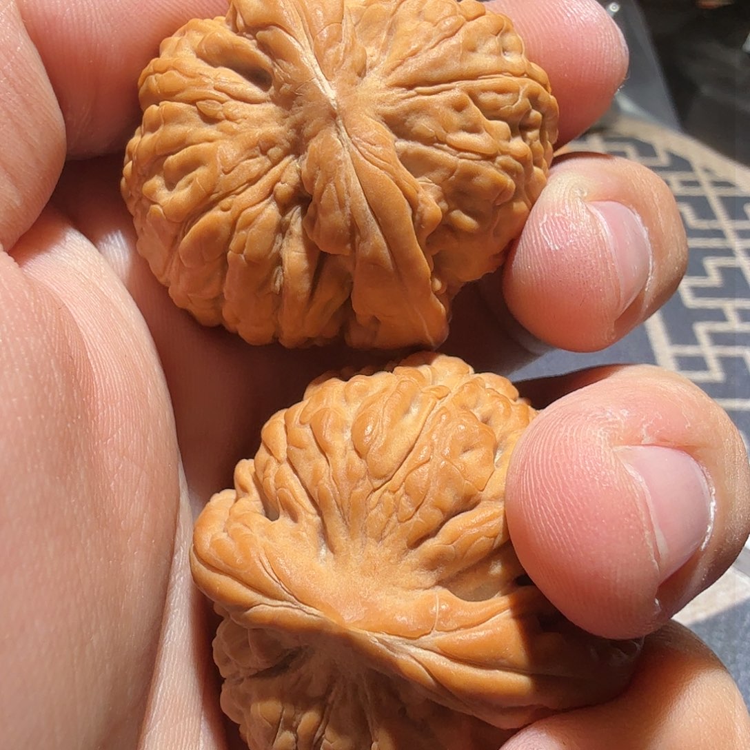 文玩核桃吊坠莲花