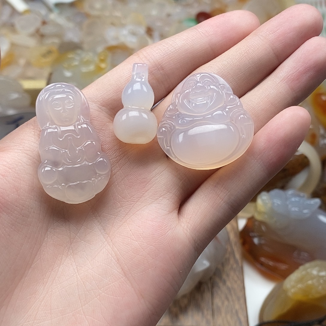 玛瑙/玉髓未镶嵌颈饰