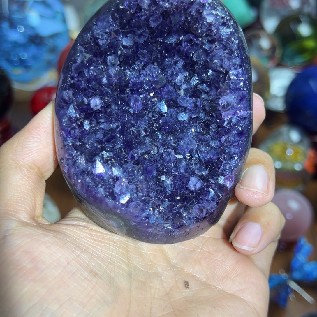 D***k石材紫色乌拉圭晶镇