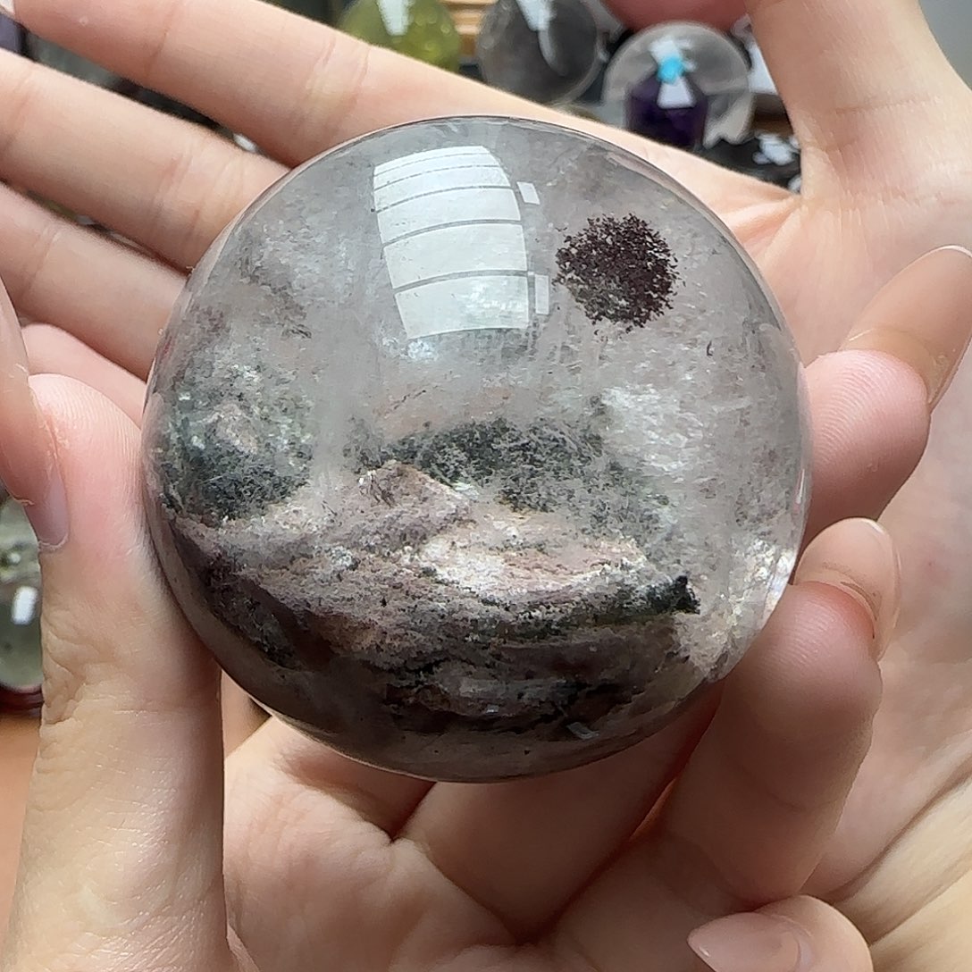 草***原水晶摆件未镶嵌H347