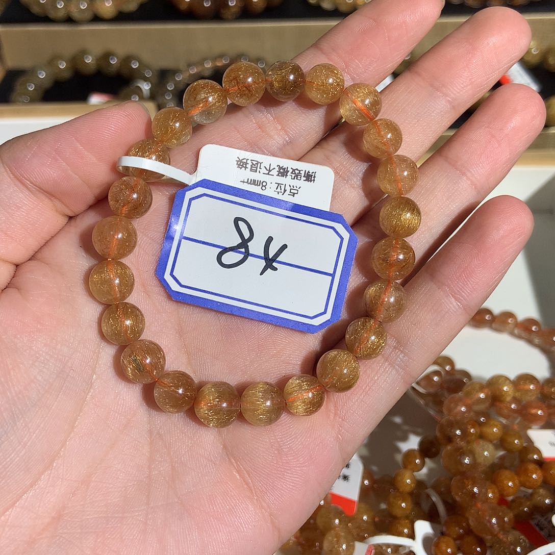 未镶嵌手链水晶加****?水晶手链