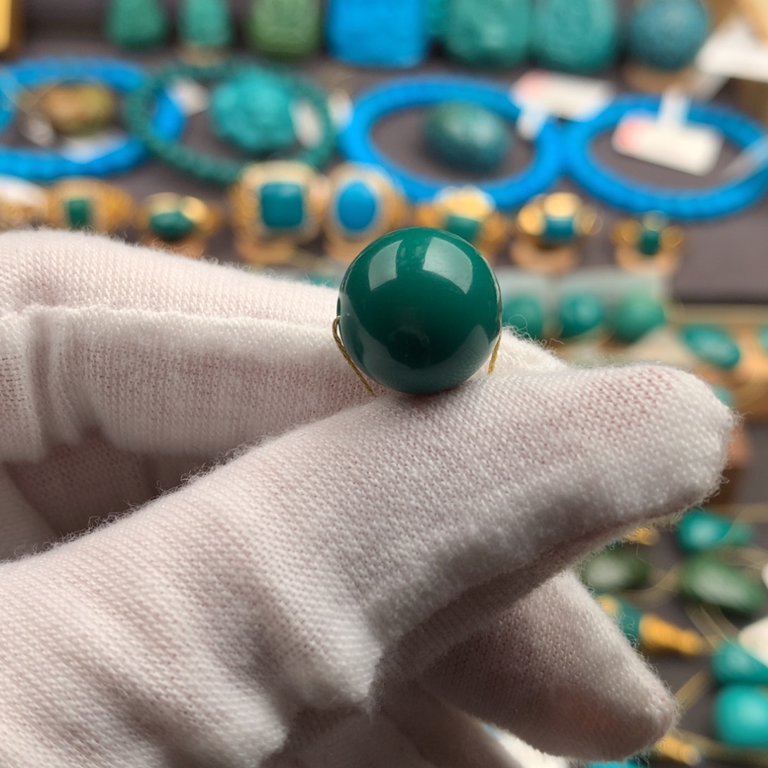 绿松石未镶嵌绿松石12.2mm