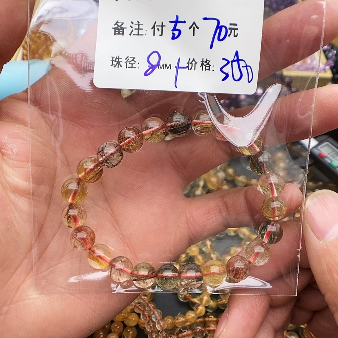 水晶手链未镶嵌月*.K 42