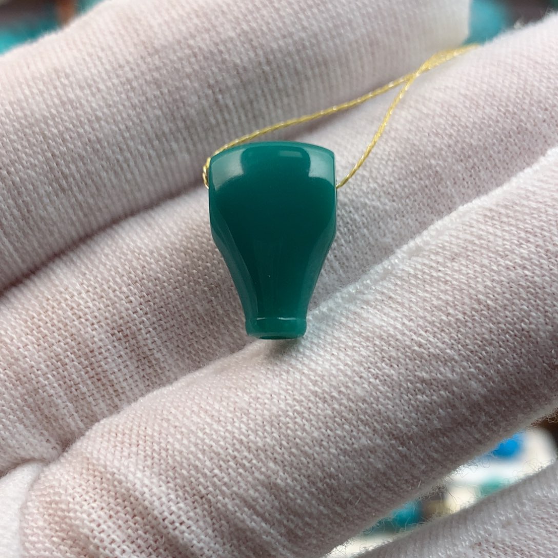 绿松石未镶嵌发饰9*6mm