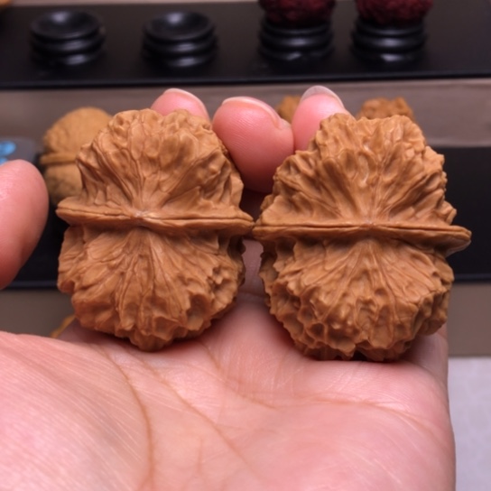 文玩核桃把件老*登九龙方鼎28