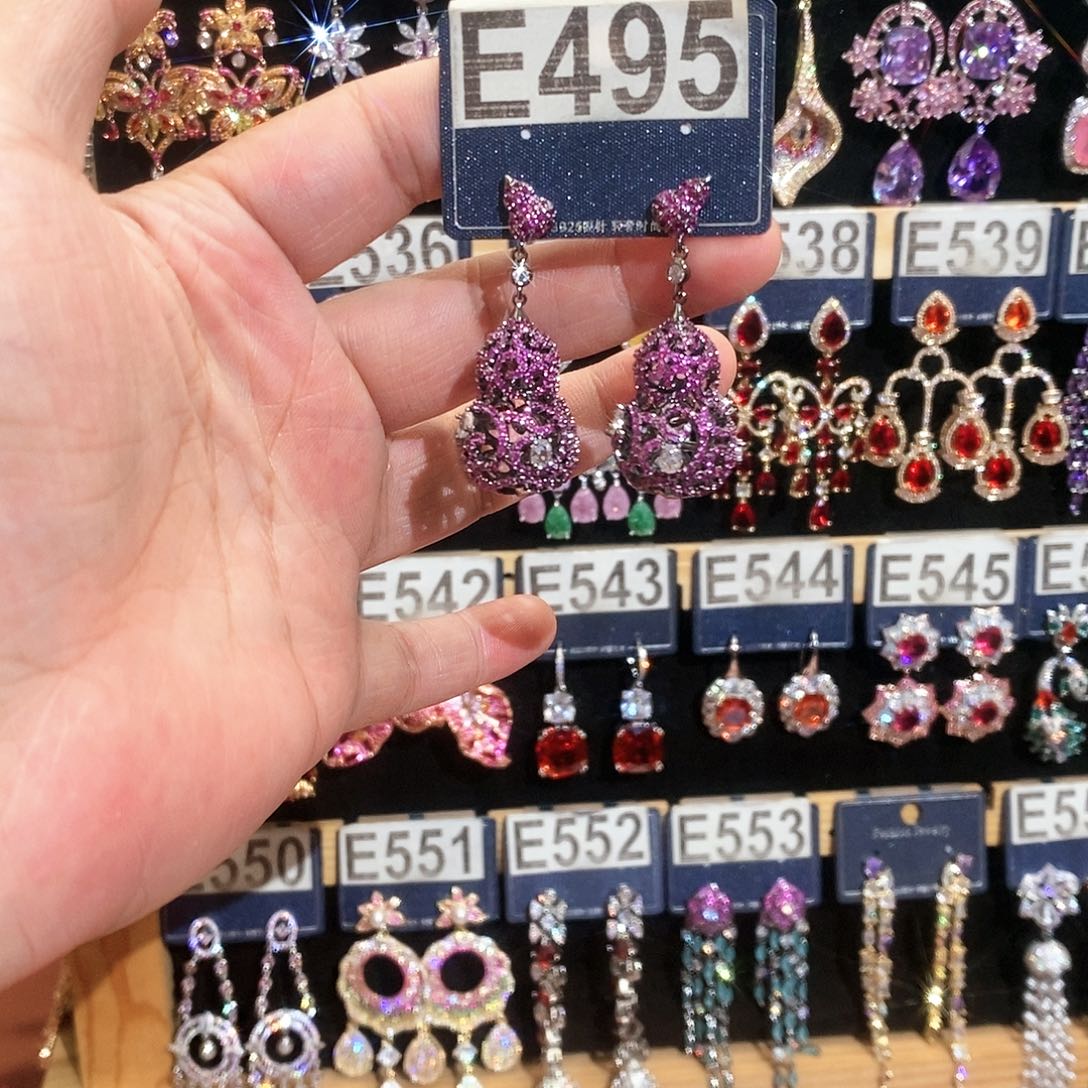 【闪购商品】纯铜925银锆石不**干