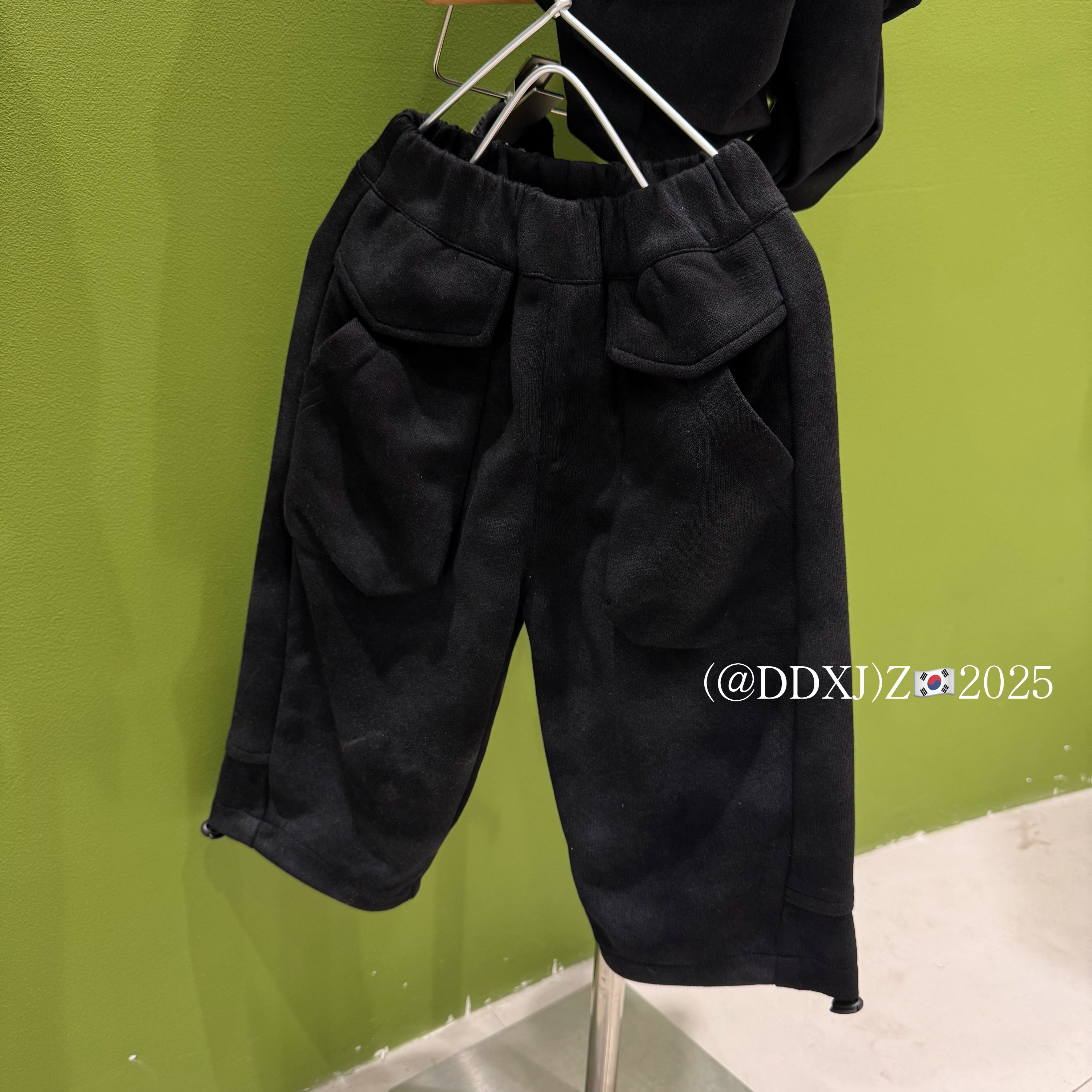 【W+韩系童装】秋款儿童韩版休闲百搭针织扎染长裤 KZ5050