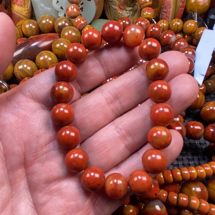 未镶嵌颈饰玛瑙/玉髓亦****藏