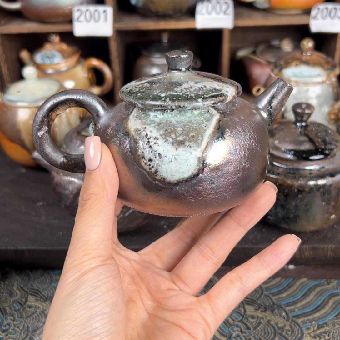 杯柴烧茶器铁胎壶