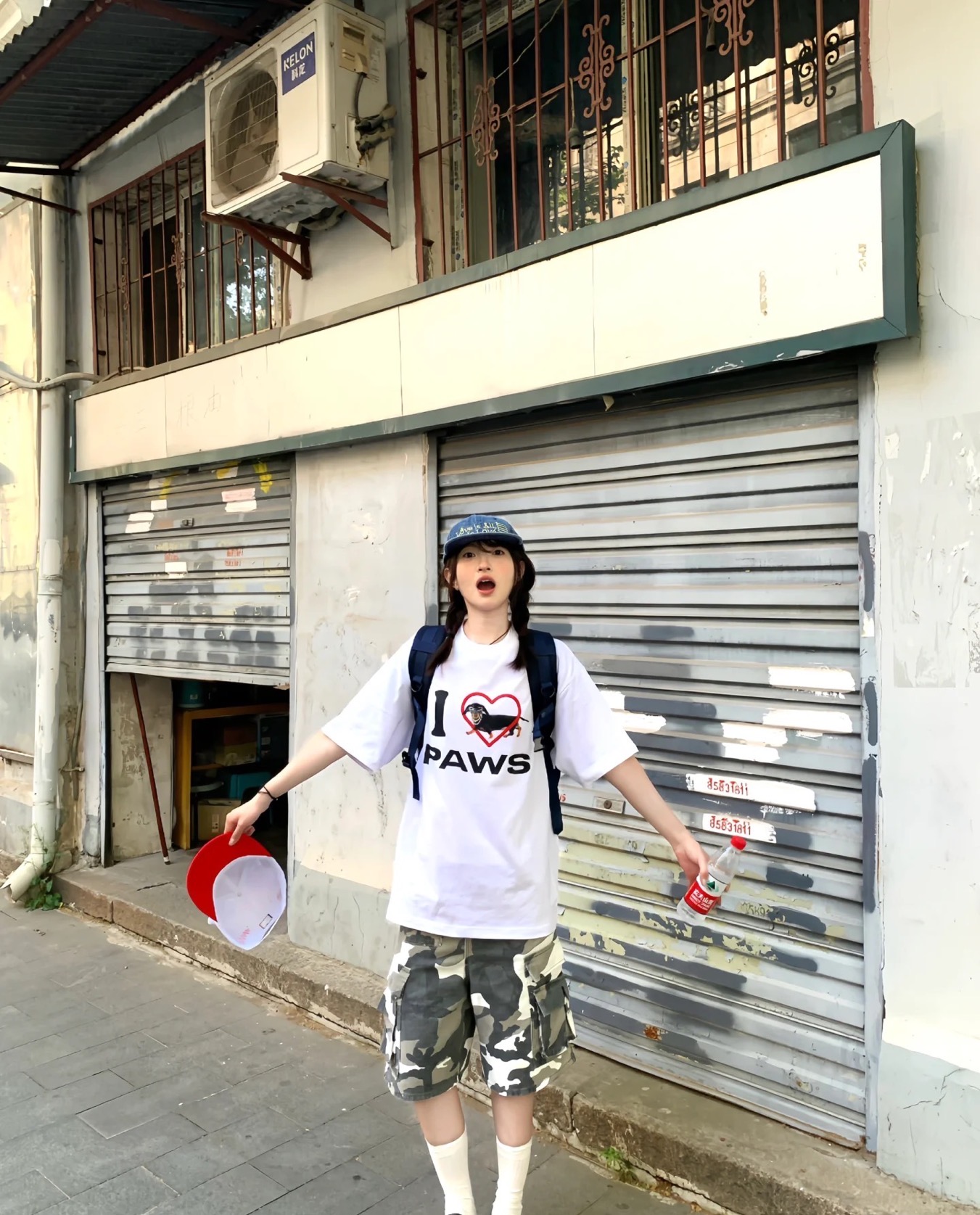 呆呆姐 F家我爱狗狗系列圆领情侣短袖T！真的超级好看！热卖2W件