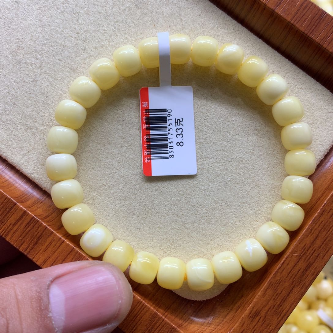 琥珀手链未镶嵌蜜蜡
