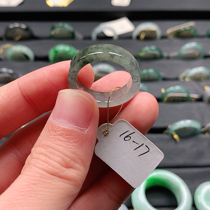 翡翠戒指未镶嵌戒指