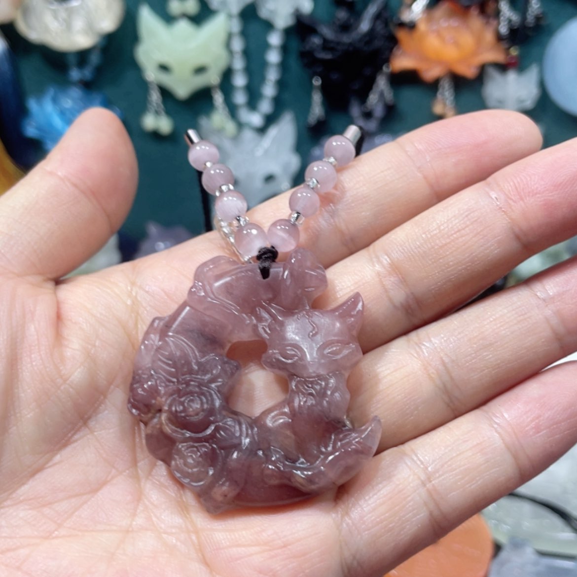 【闪购商品】未镶嵌岫玉颈饰9项链