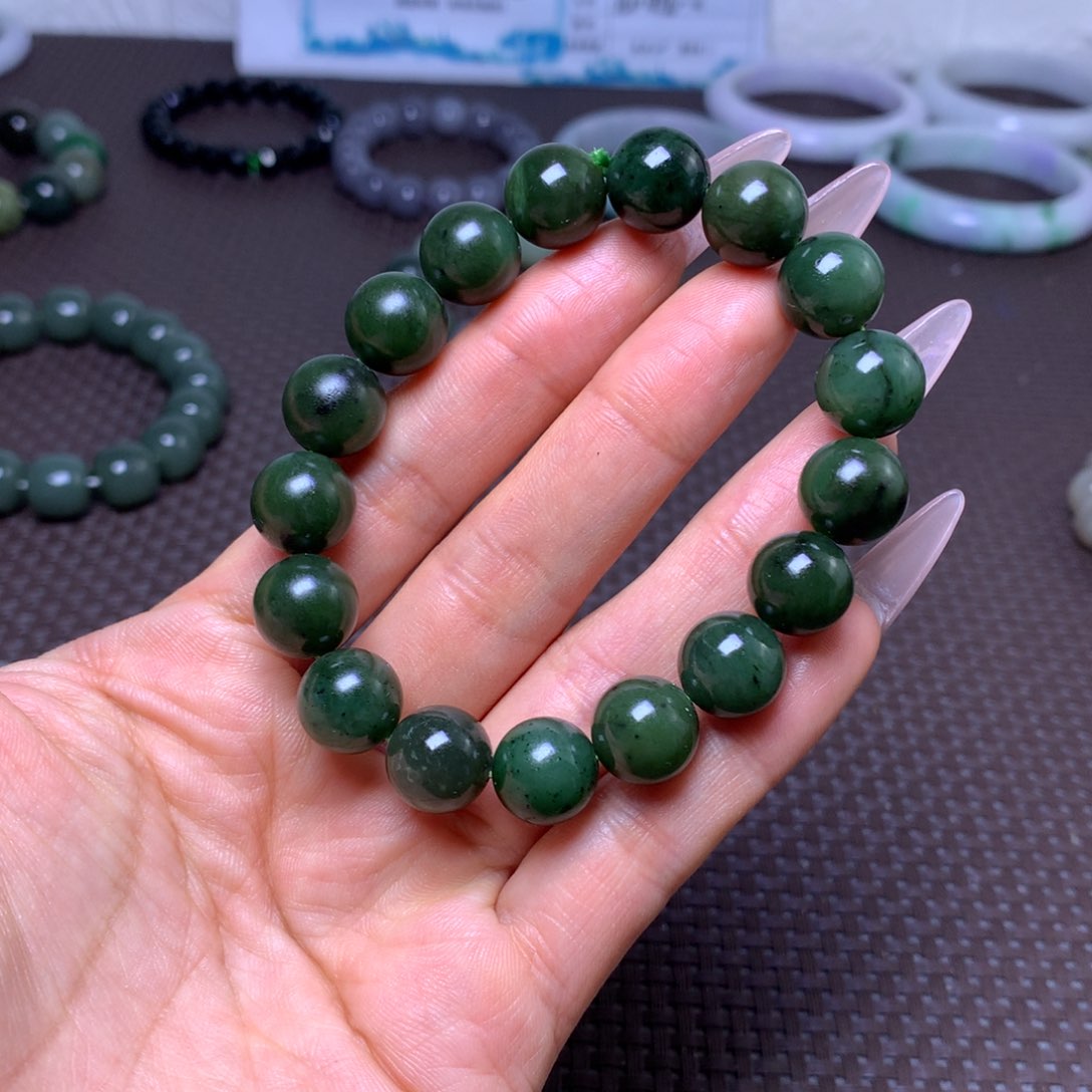 未镶嵌手串和田玉卡12