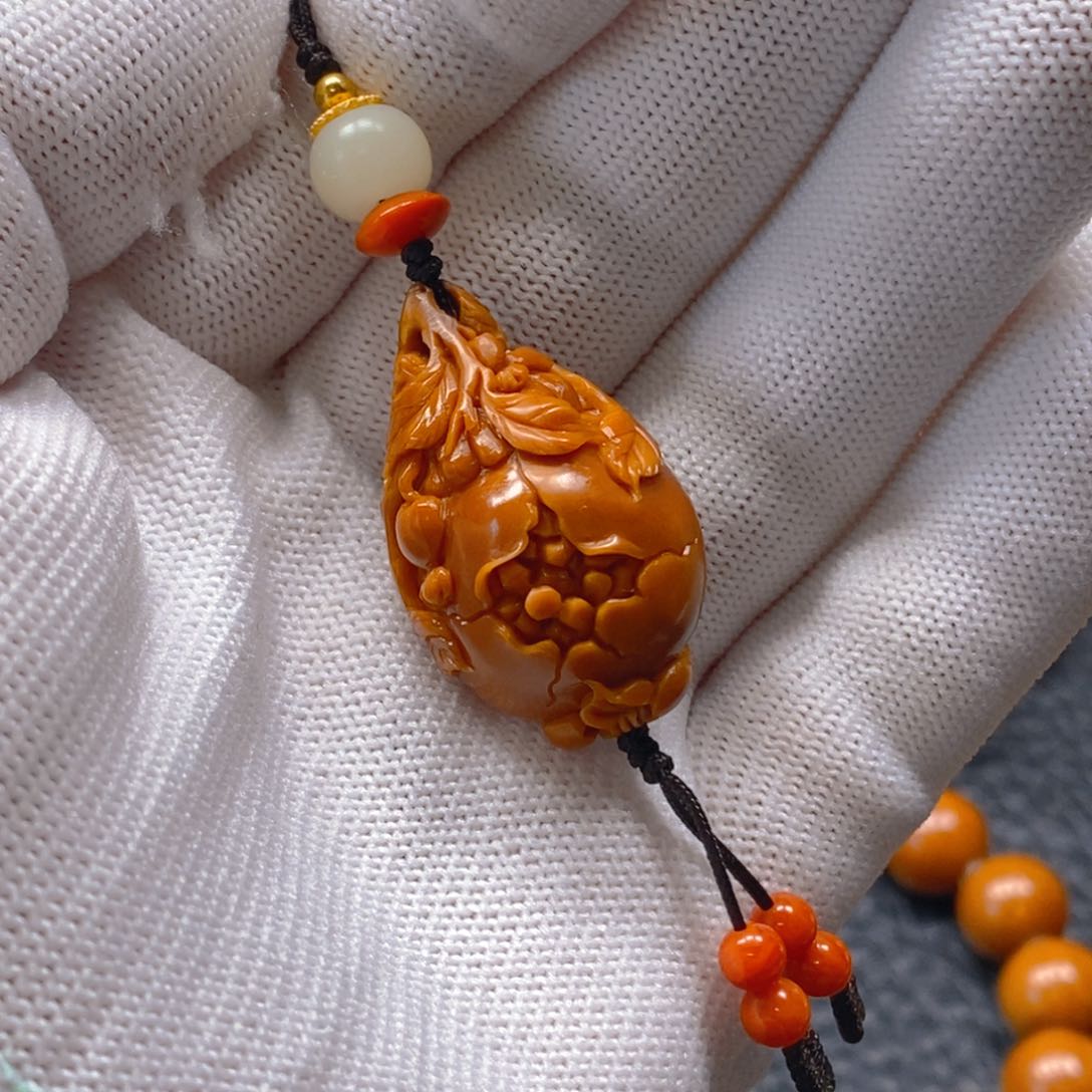 手串/手链橄榄核许忠英2.15石榴，多福多子