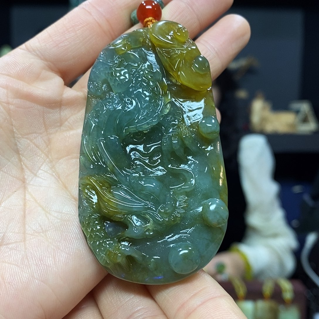 岫玉挂件吊坠未镶嵌