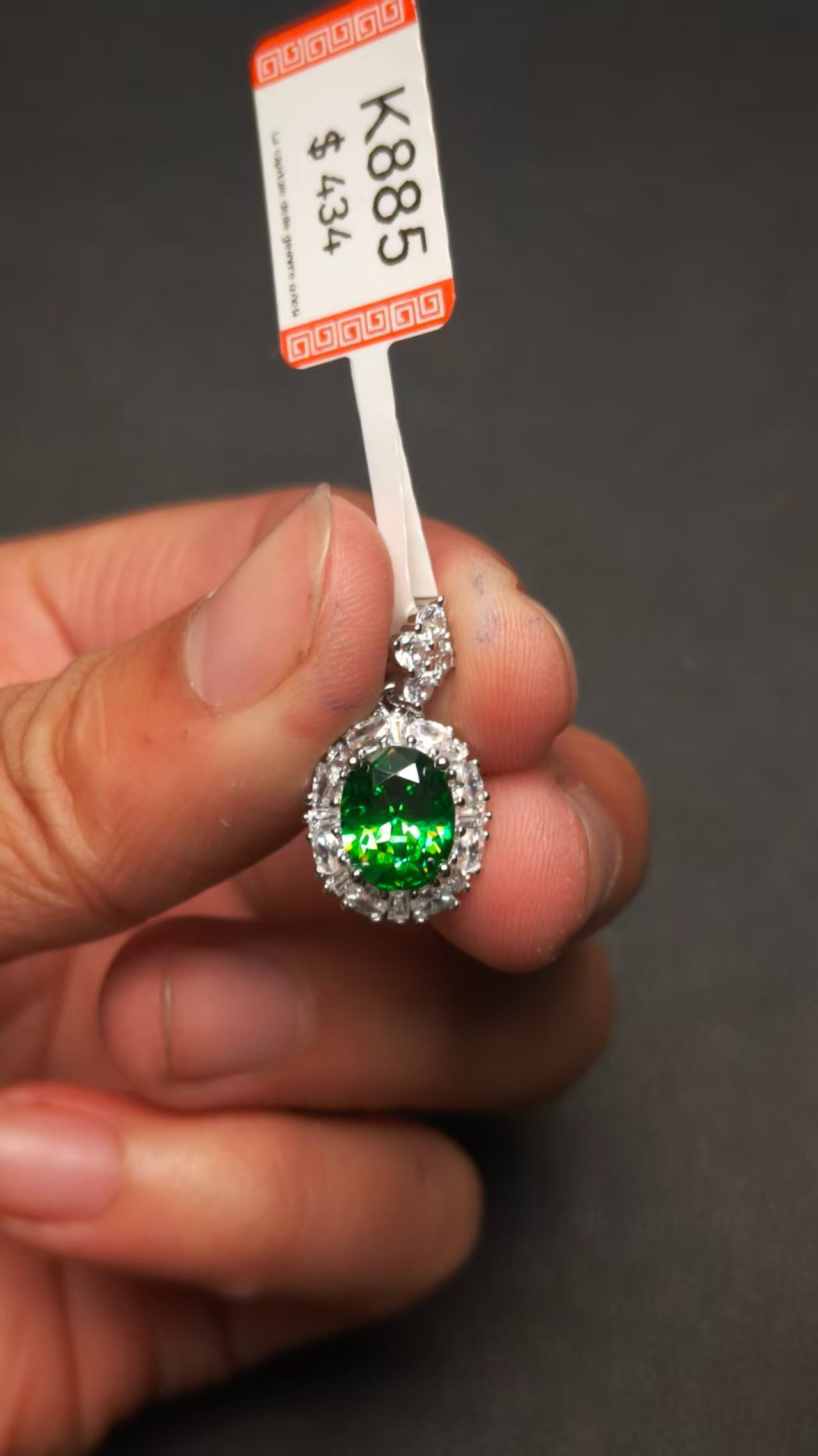 阿鲁沙-典藏轻奢DIY-合金培育腰佩戒指耳饰戒指吊坠K885