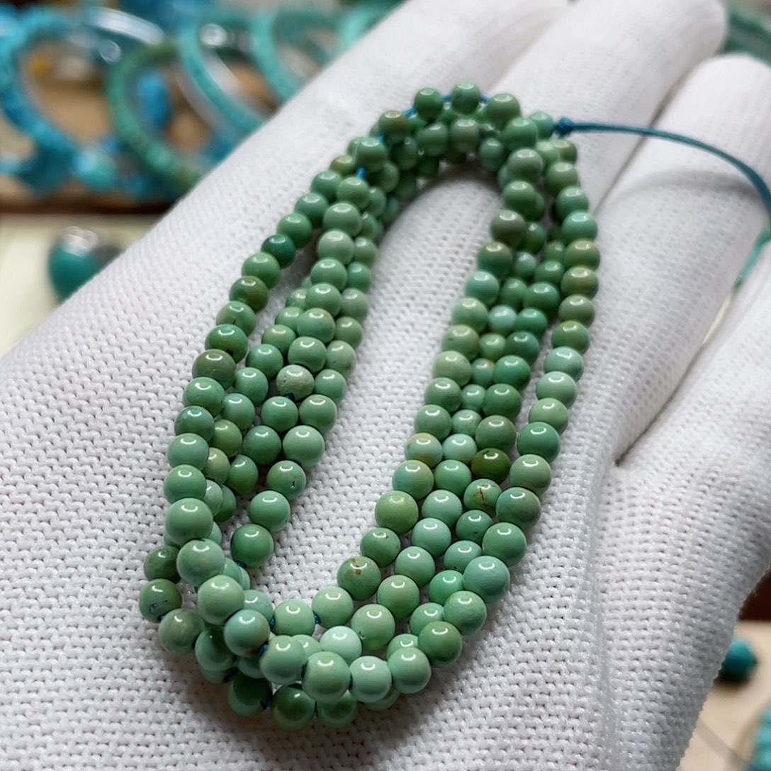 绿松石珠宝半成品未镶嵌