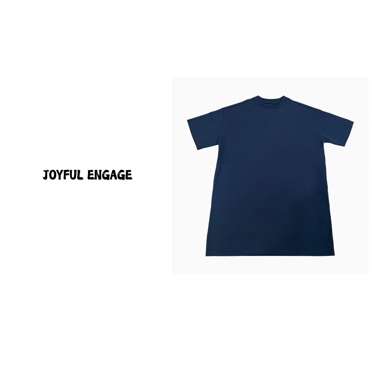 懒人穿搭~高克重T恤裙