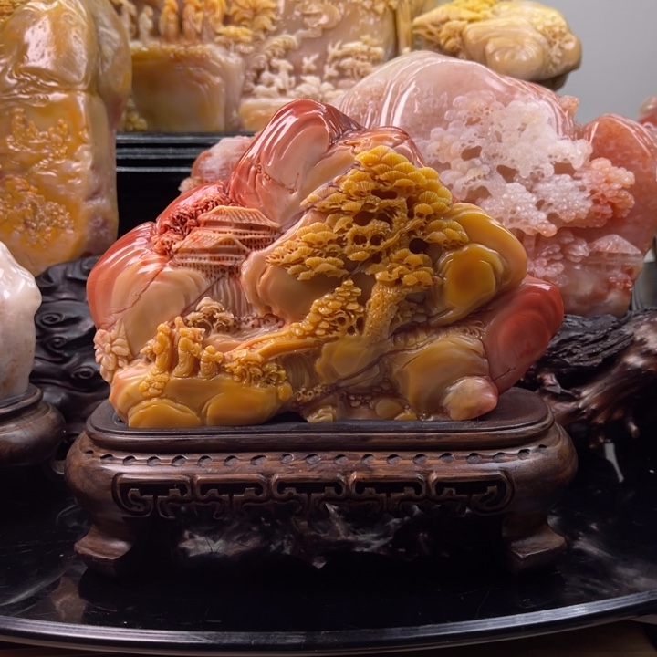 寿山石温*富春山居图