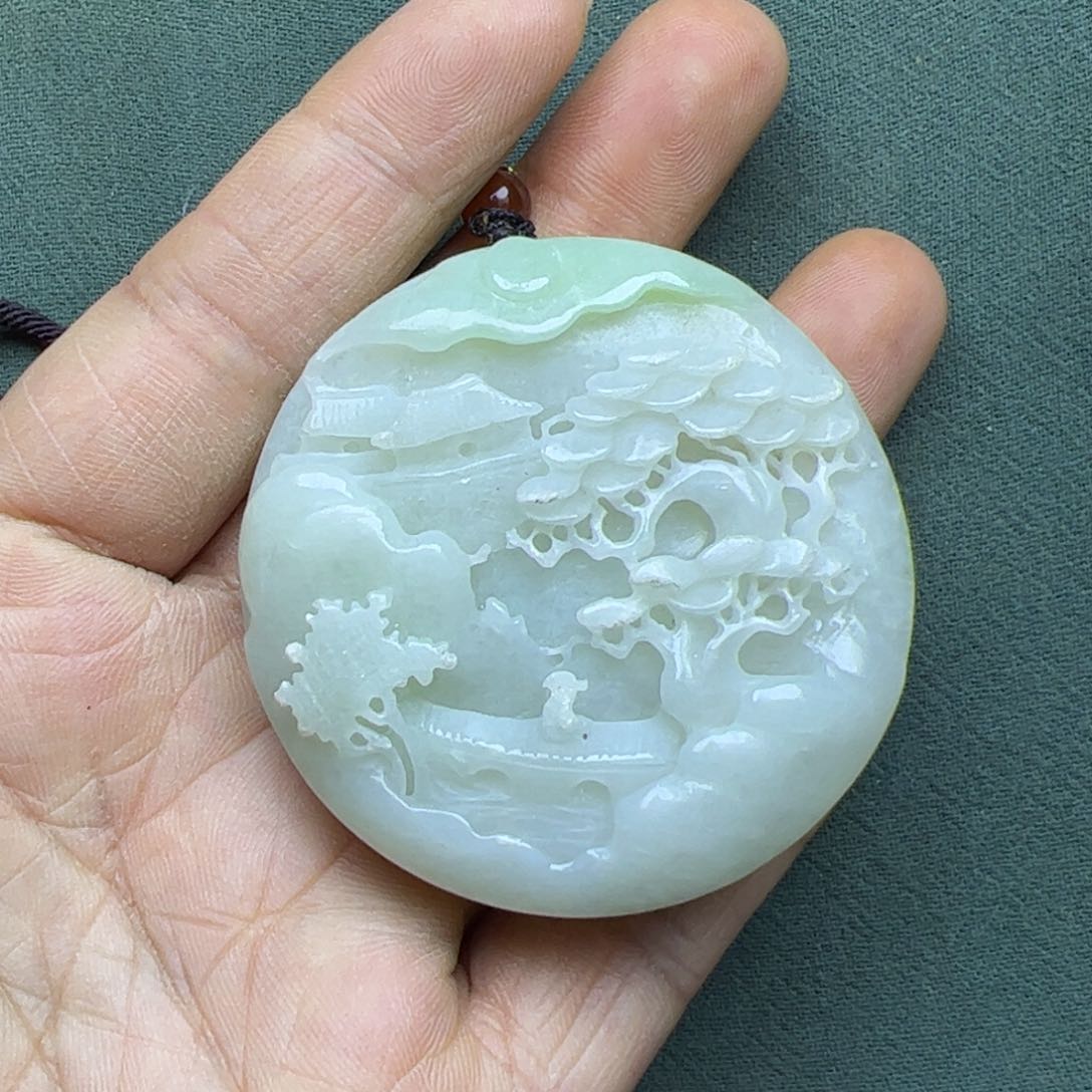 和田玉把件未镶嵌乐*乐