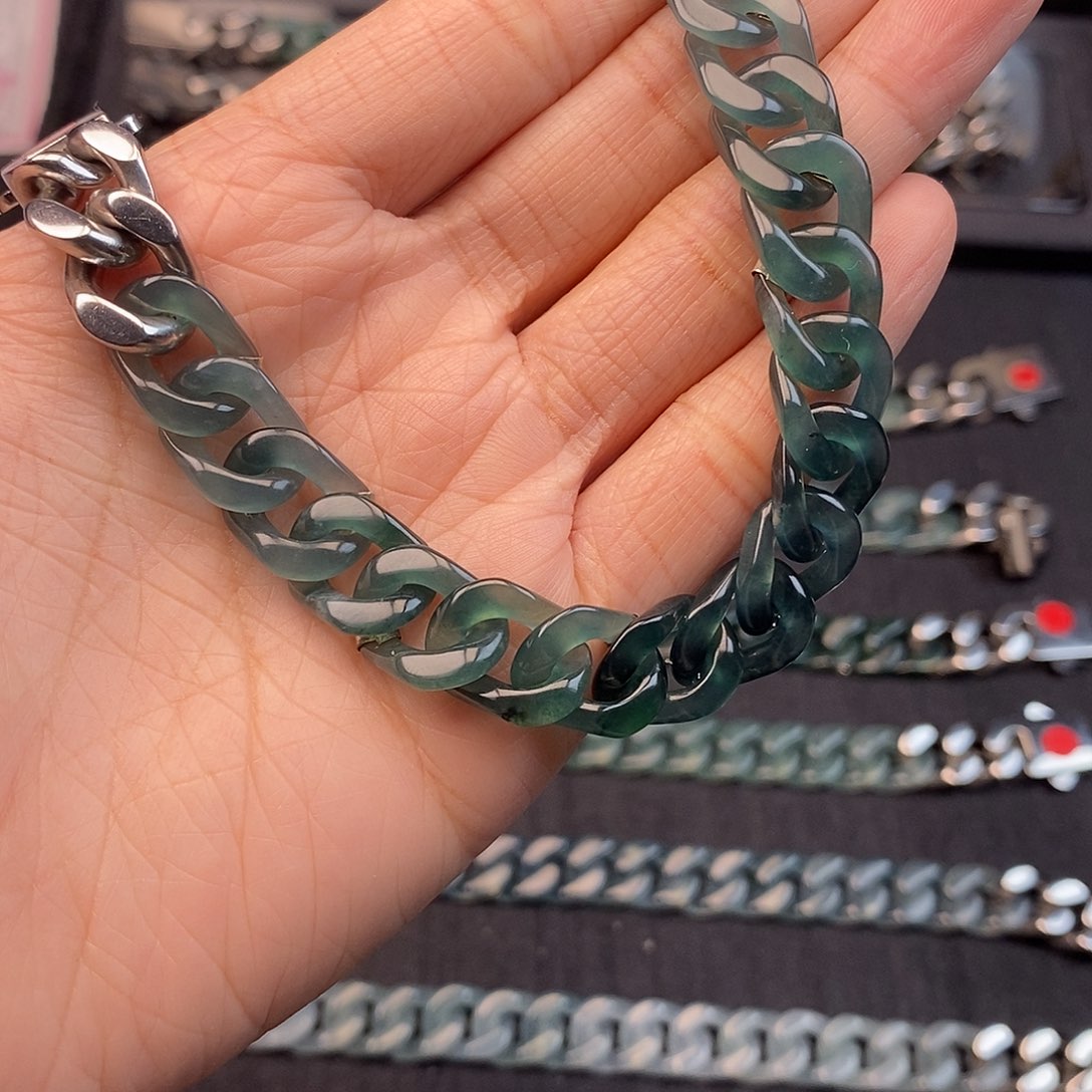 翡翠未镶嵌手链翡翠手链