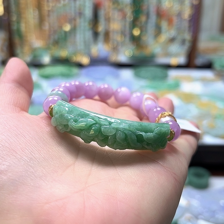 未镶嵌翡翠手链手牌