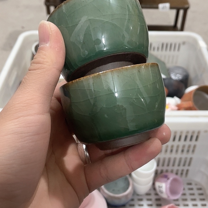 陶瓷茶具全部默认微瑕处理不影响使用完美主义者慎拍！