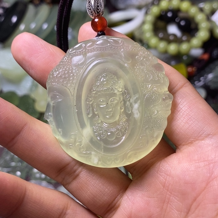 岫玉天然岫玉挂件未镶嵌