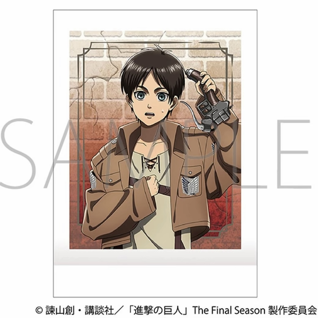 日版正品 进击的巨人拍立得卡 代拆 收藏卡牌盲盒
