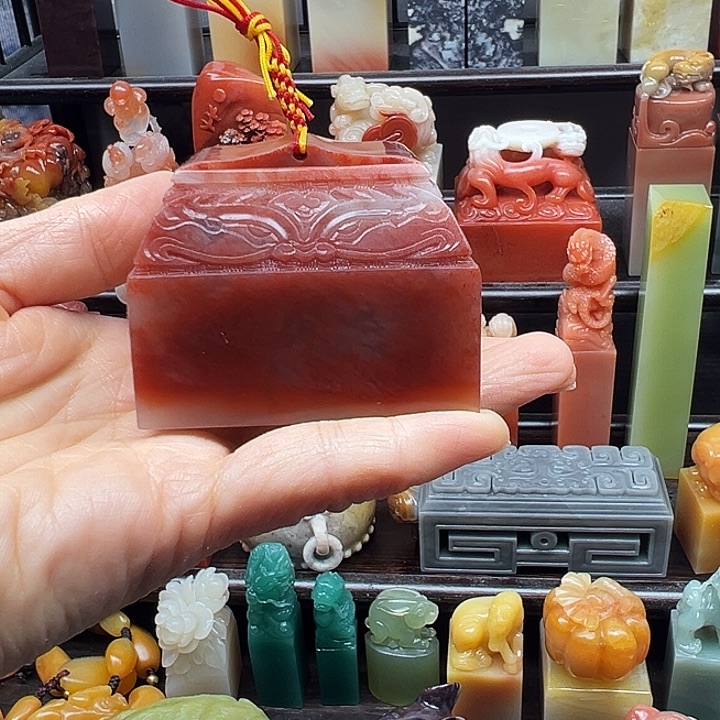 寿山石印石寿山石手工雕刻