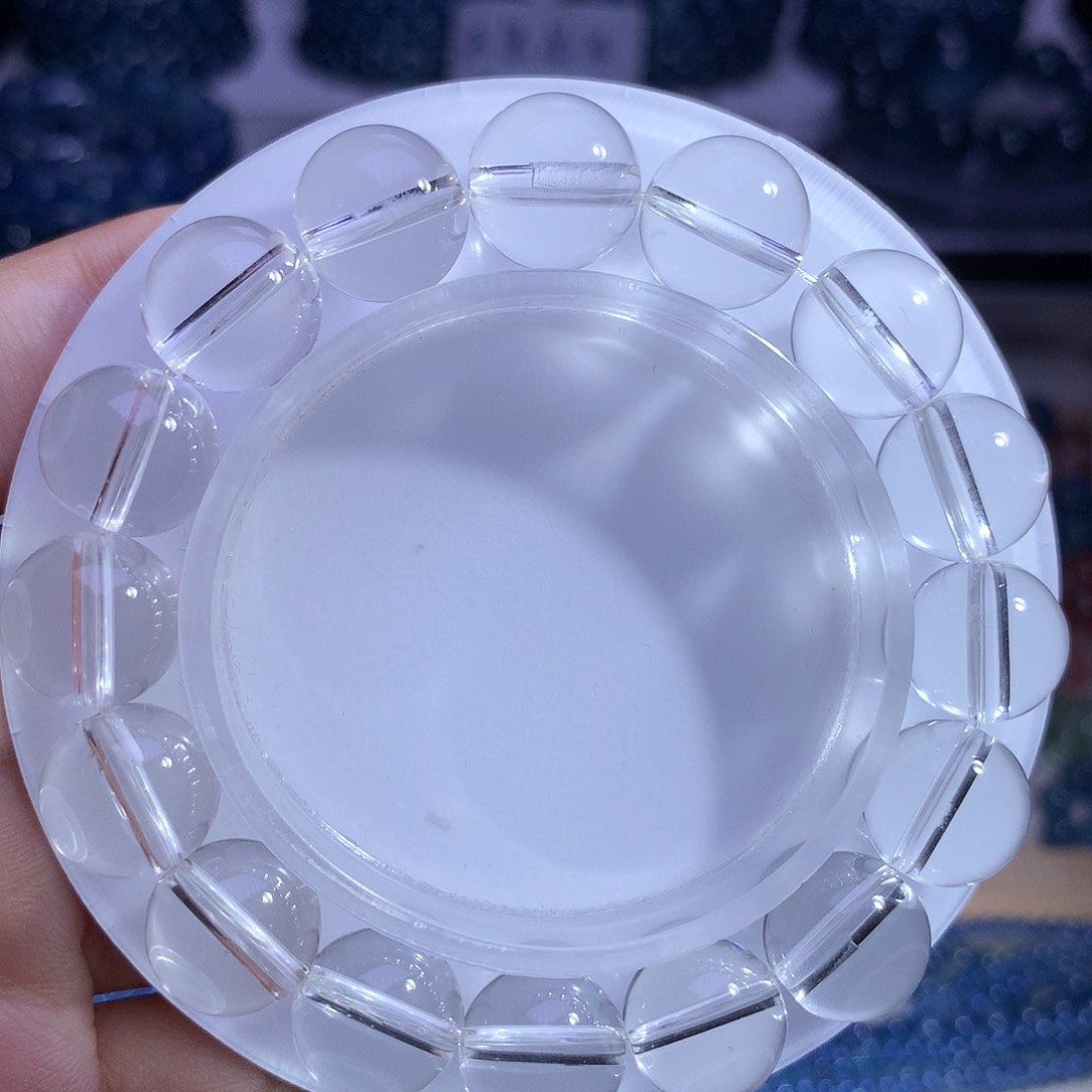 未镶嵌手串水晶12mm白水串