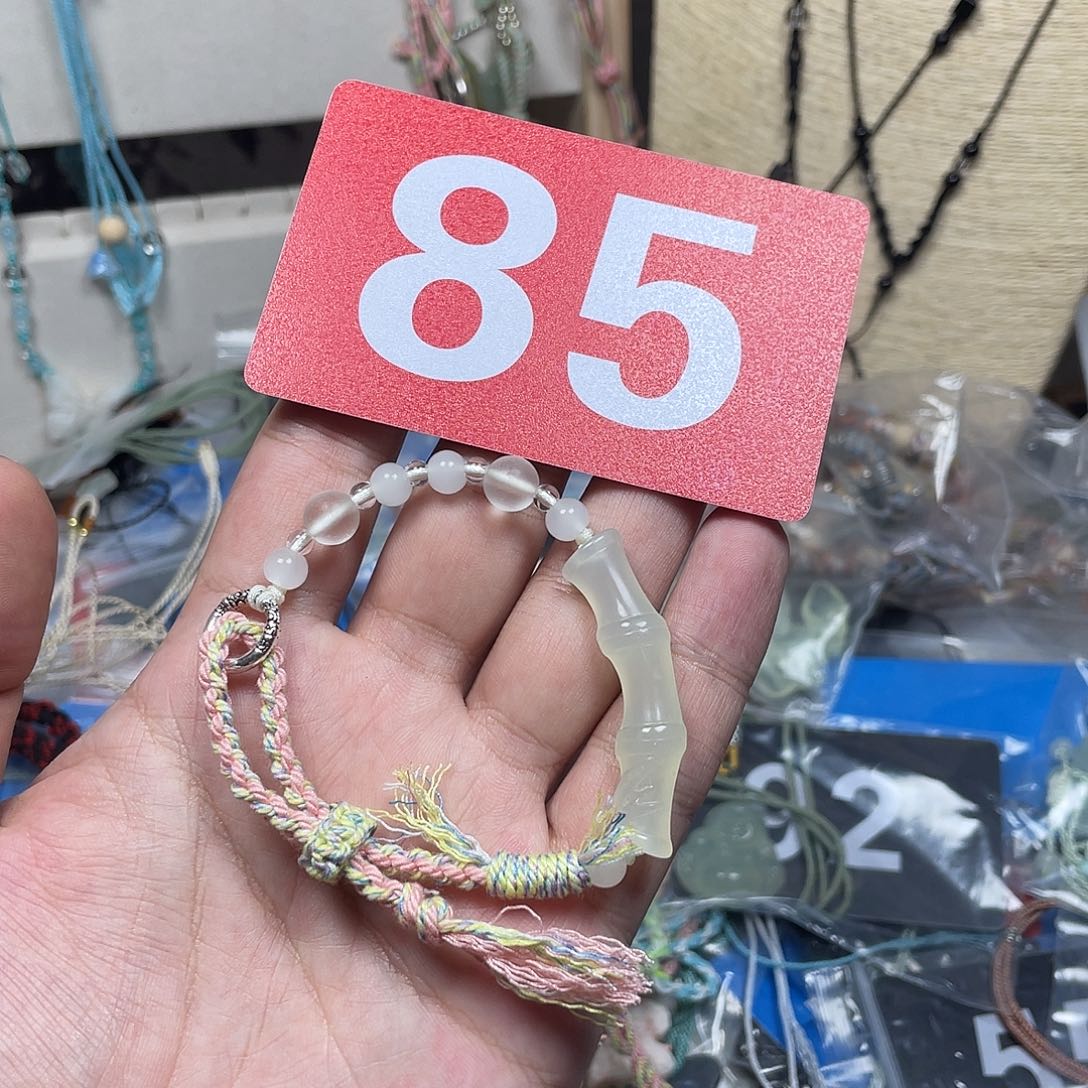 蛇纹石玉合金颈饰