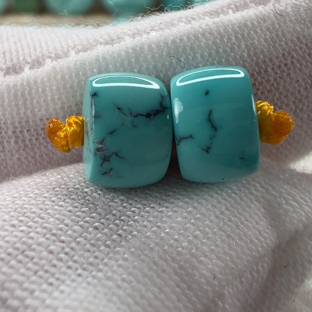 未镶嵌绿松石配饰8mm