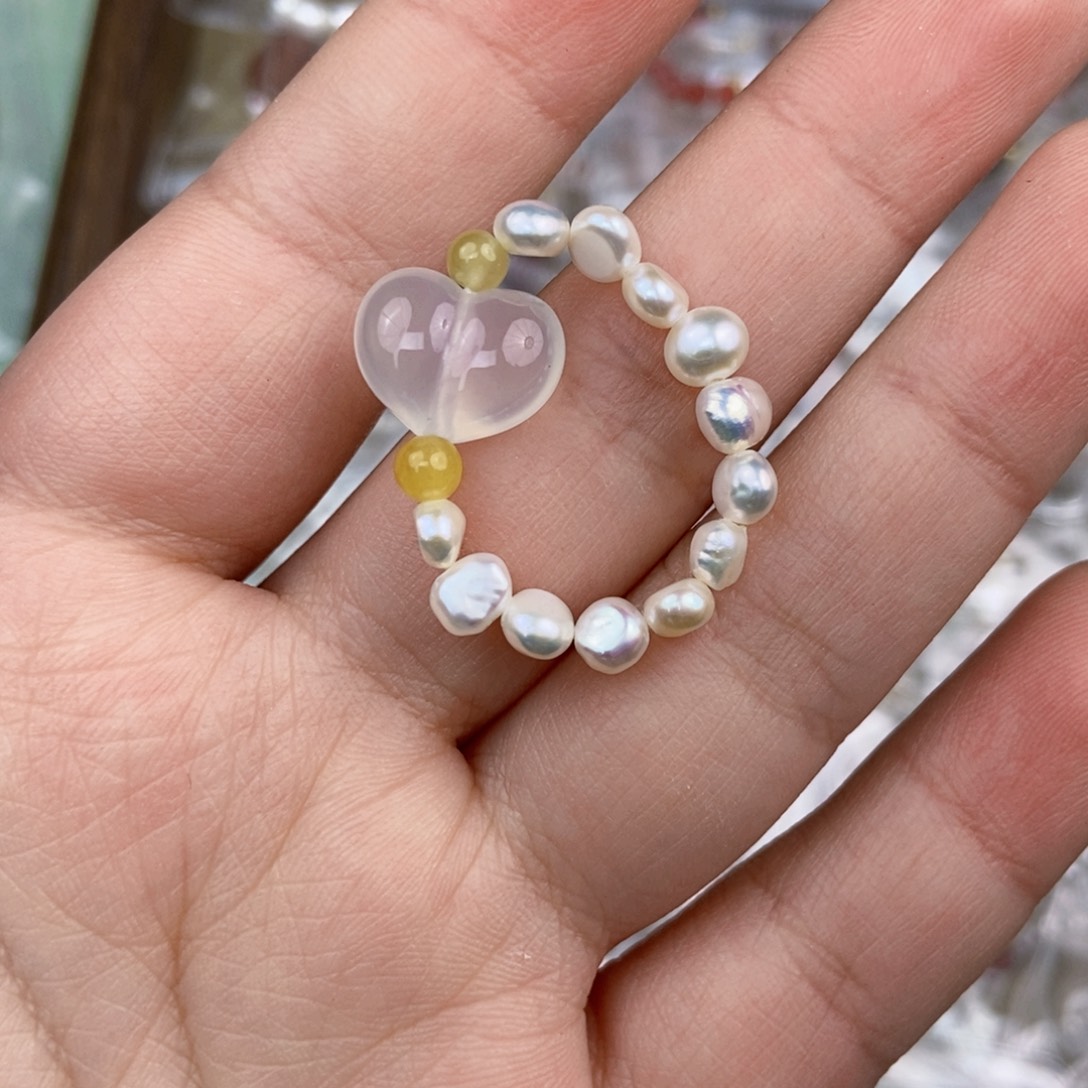 未镶嵌淡水珍珠戒指