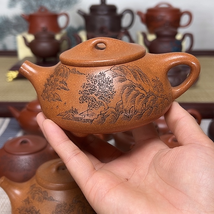 紫砂茶壶独**头紫砂壶的制作