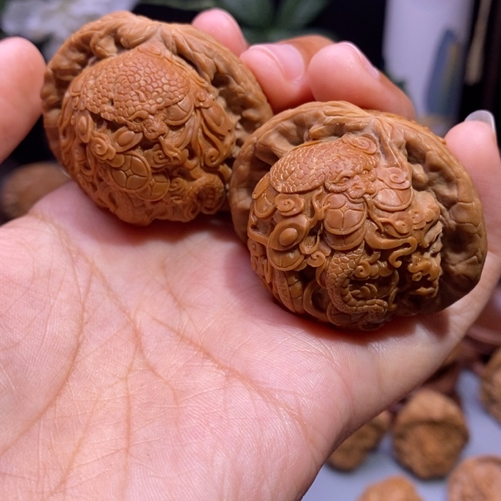 【闪购商品】核桃手串/手链舍*哥蛇吞象