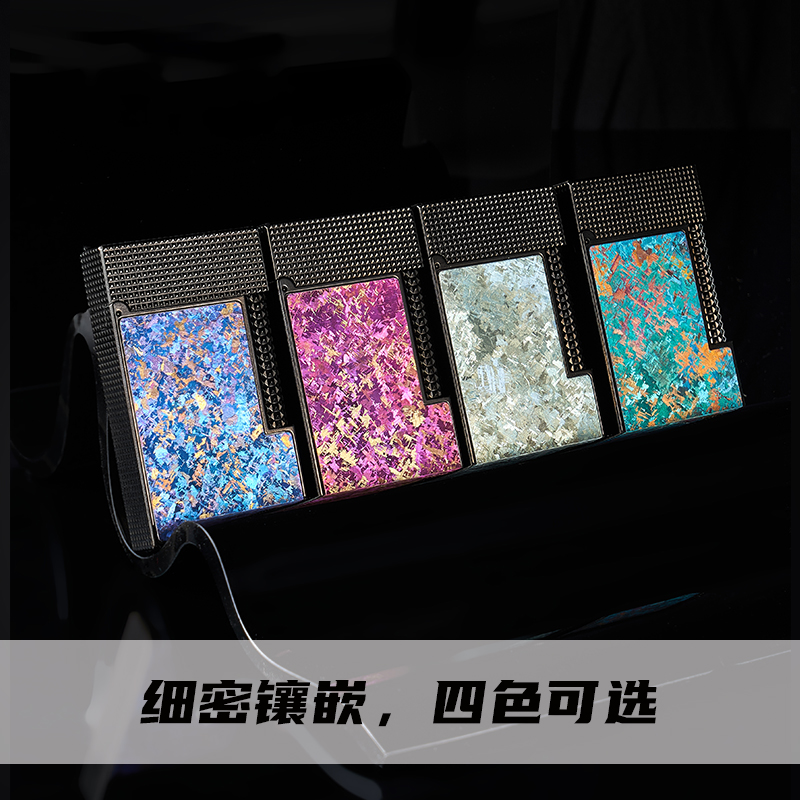 TSHOMX【暗夜冰晶】商务男士高档复古朗声纯铜打火机男生的生日礼物