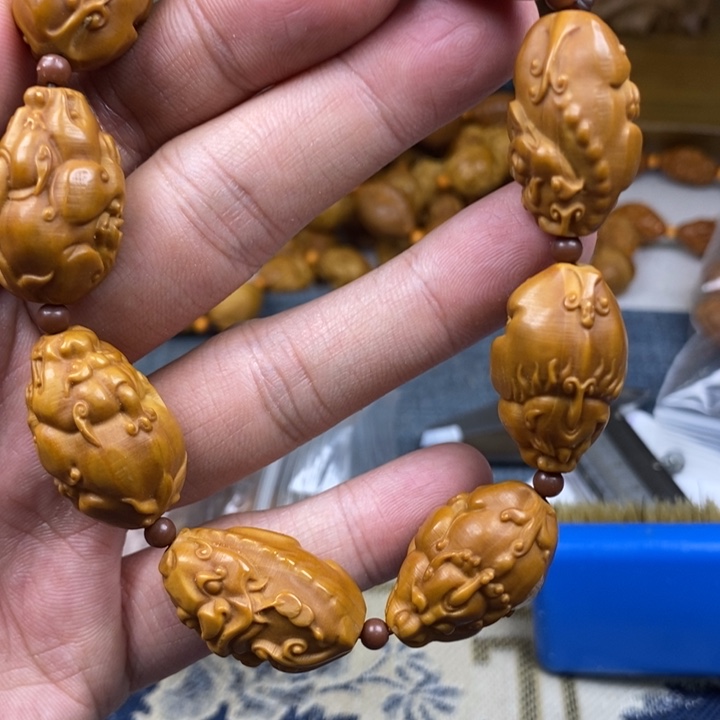 橄榄核手串/手链橄榄核雕工艺手串