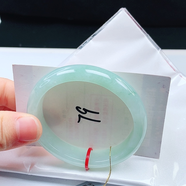 翡翠手镯未镶嵌55➕圈口贵妃