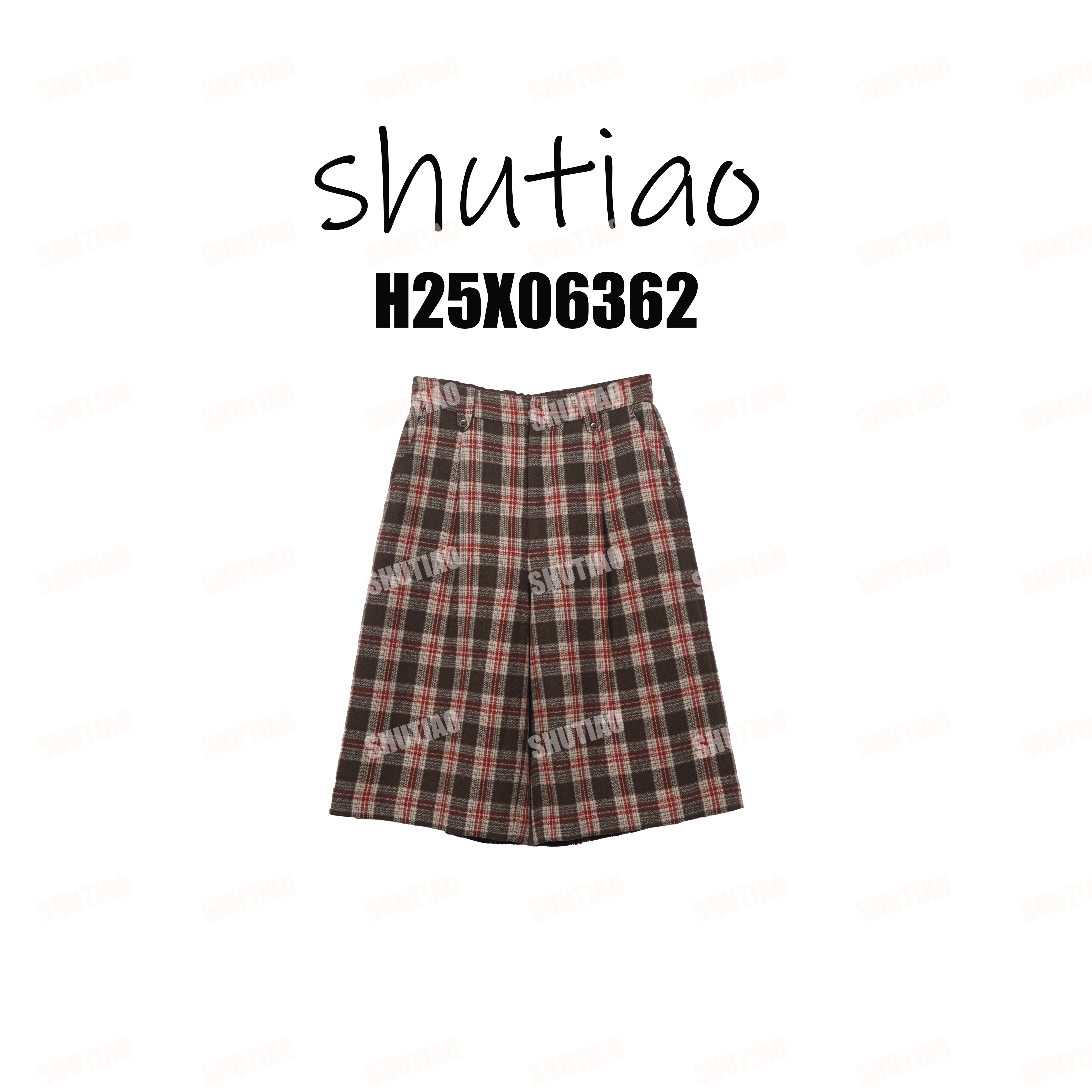 【SHUTIAO】2025冬季：新款小众设计款短裤H25X06362