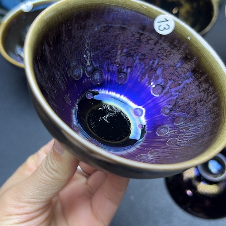 茶盏建窑建盏主人杯微瑕